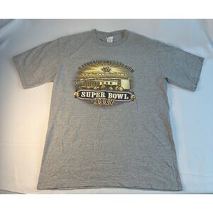 Super Bowl XXXV‎ T-Shirt Raymond James Stadium 2001 Tampa Florida Mens Large